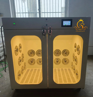 EUR VET Séchoir de haut niveau pour animaux domestiques Grande machine à sécher automatiquement Nettoyeur de soins pour chiens et chats Salle de toilettage avec lumière LED