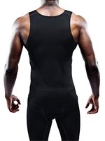 Débardeur de sport à compression sous la couche de base pour hommes Gilet de fitness d'entraînement serré Gilet de basket-ball élastique à séchage rapide