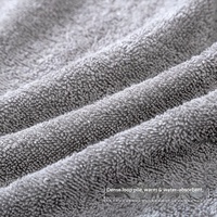Peignoir en tissu éponge 100 % coton, épais, absorbant, doux, à manches longues, pour hôtel, spa, salon de beauté, vente en gros