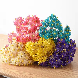 Ins style fleurs décoratives de bonne qualité fleurs artificielles bijoux <span class=keywords><strong>orchid</strong></span>ées marguerites artificielles décorations mariage/décoration intérieure - Product Image 6