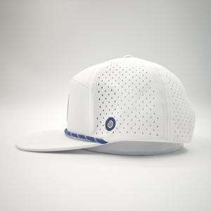 หมวกแก๊ปแบบ Snapback 6 แผง ปักโลโก้ 3 มิติ แห้งเร็ว รูระบายอากาศแบบตัดด้วยเลเซอร์ กันน้ำ เหมาะสำหรับกอล์ฟและกีฬา - Product Image 3