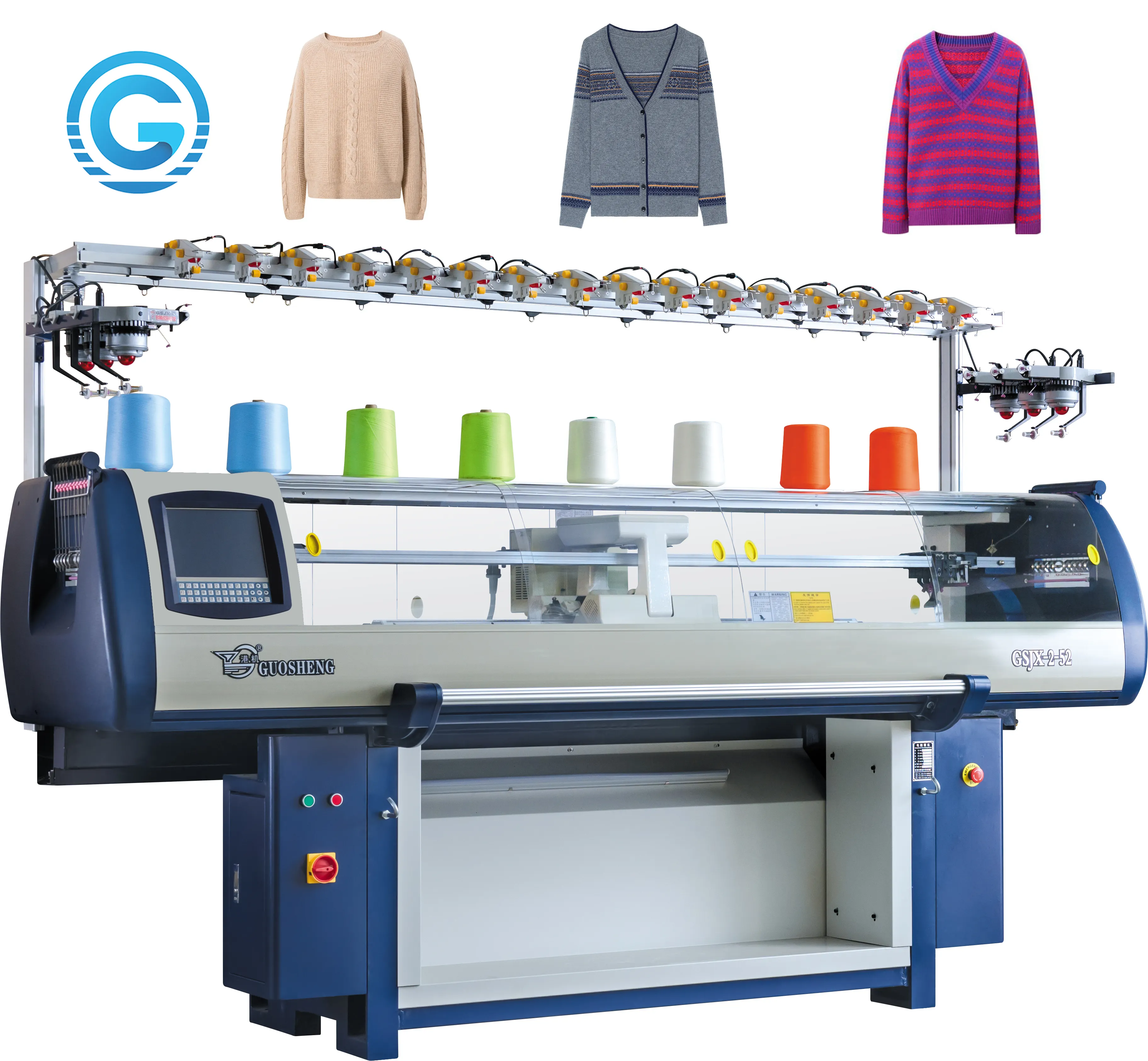 Fully Jacquard Industrial Football Fan Scarf Knitting Machine Manufacturers
