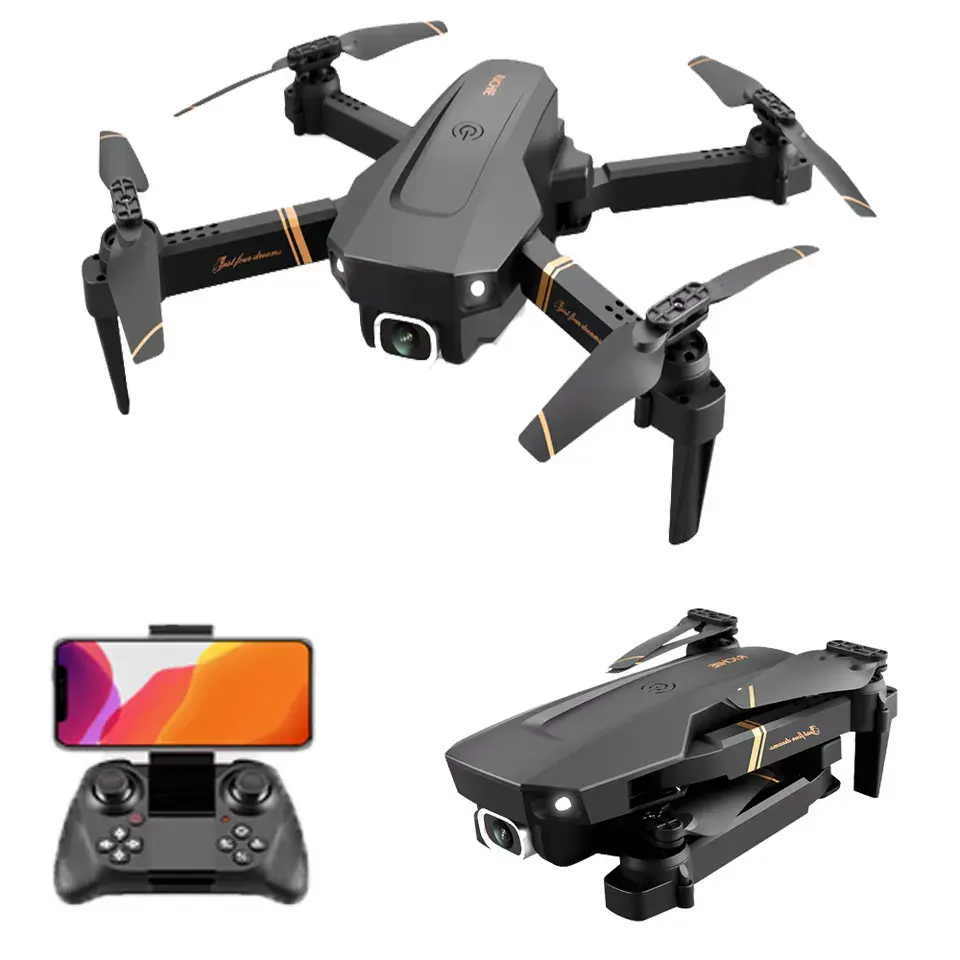 RC Drone V4 mini Dron camera 4k hd profesional Wide Angle profesional Remote Control quadrocopter dron Toys wholesale