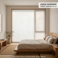Tissu pour stores alvéolaires semi-occultants en non-tissé spunlace imperméable de 16 mm sur mesure