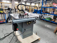 Scie à table circulaire industrielle robuste de 10'' 3HP pour le travail du bois, machine à découper les panneaux de bois