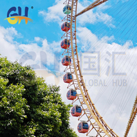 Rueda de la Fortuna Gigante Personalizada de 108 m, Modelo 2026, con Equipamiento de Observación de Lujo e Iluminación LED Completa para Atracciones en Parques al Aire Libre