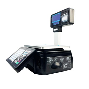 Dual Printing Thermal Printer Label Barcode Print Weight Scale Supermarket Retail Barcode Scales OIML Wifi <strong>Module</strong> 30kg - Product Image 2