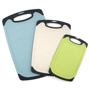 Ensemble de 3 planches à découper en plastique écologiques de différentes couleurs, très vendues - Product Image 3