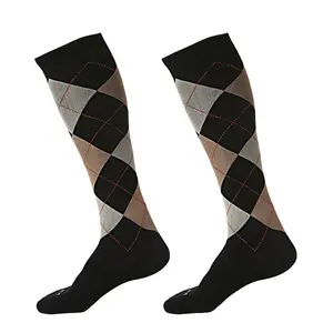 Пользовательские мужские Компрессионные носки хлопок трикотажные узоры OEM Носки