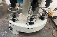 Machine à coudre électrique tout-en-un QS-818D-3 à trois têtes pour la pose de boutons-pression et l'insertion d'œillets
