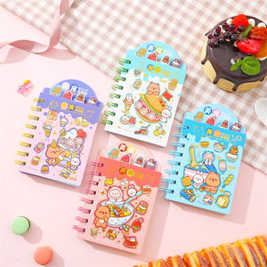 Mini carnets et bloc-notes en spirale Kawaii A7 Carnet de notes Journal d'étudiant Bloc-notes personnalisable Livre Papeterie de bureau pour journal intime - Product Image 2