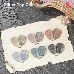 <span class=keywords><strong>Vernis</strong></span> <span class=keywords><strong>à</strong></span> ongles en gel UV <span class=keywords><strong>à</strong></span> étiquette privée OEM/ODM 15 ml Longue durée <span class=keywords><strong>Semi</strong></span>-<span class=keywords><strong>permanent</strong></span> Art des ongles Brillant Paillettes Top Coat Gel - Product Image 4