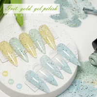 Gel Polish Grit Gold de Haute Qualité, Kit de Gels à Ongles Multicolores, Nouvelle Collection Tendance pour Salons de Manucure, Gel UV Non Toxique, Vente en Gros