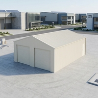 Kit de construction de garage en métal CG2549-H305-2ER/H