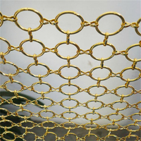 Rideau en maille métallique sur mesure de haute qualité pour la décoration d'hôtels, bureaux, centres commerciaux et applications architecturales