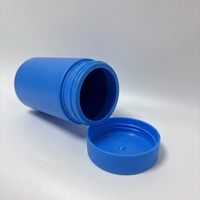 Pot en plastique cylindrique réutilisable en HDPE de 16 oz, 24 oz, 32 oz, 40 oz, couleur personnalisée pour l'emballage de comprimés, de capsules et de poudre protéinée pour les soins de santé