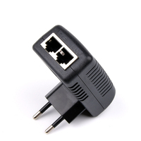 Injecteur PoE Gigabit 48V 0,5A 24W, adaptateur PoE passif IEEE 802.3af pour caméra IP, point d'accès WiFi