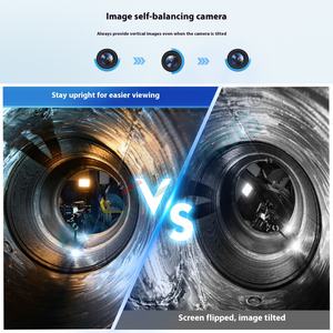 10Inch 9Mm Diameter Kabel Industriële Pijpleiding Endoscoop Inspectiesysteem Surround Camera 10Inch Riool Samera Inspectie 220V - Product Image 3