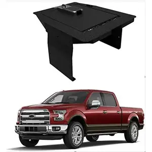 Preço de fábrica Caixa De Arma De Bloqueio Eletrônico para PARA 2015-2020 FORD F150 Centro Caixa De Armazenamento De Segurança Console Cofres