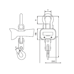 Cân Cẩu 1T 2T 3T 5T 10T 15T 20T Điện Tử - Product Image 3
