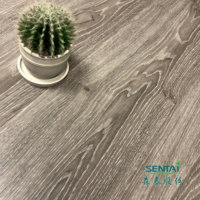 Durable 5mm SPC WPC Interlock Click Vinilo Tablón Suelo laminado de madera de ingeniería con un sistema de clic