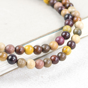 Multi <b>Gemstone</b> Sandalwood Prayer Beads 108 Beads 8mm Round Wooden <b>Bracelet</b> Religious Ceremony Jewelry Unisex Couple <b>Bracelet</b> - Product Image 3