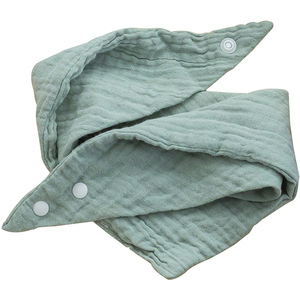 Solide bave mousseline arbre nouveau-né 100% coton bébé réutilisable doux Triangle bouton Anti <span class=keywords><strong>sale</strong></span> salive serviette bavoirs salive avec bouton - Product Image 5