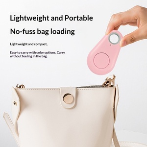 Traceur <span class=keywords><strong>GPS</strong></span> anti-perte pour <span class=keywords><strong>porte</strong></span>-clés, <span class=keywords><strong>porte</strong></span>-clés Bluetooth en forme de goutte d'eau avec impression UV, recherche en intérieur et alimentation par piles - Product Image 2