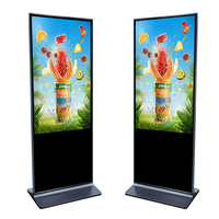 Écran tactile capacitif de 43 pouces, affichage numérique pour centre commercial, publicité animée, vidéo, kiosque sur pied