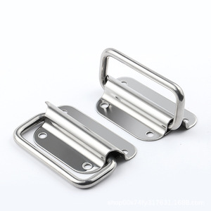 304 Stainless Steel Folding Handle For Boxes And Cabinets Durable Hardware Accessory - Product Image 3