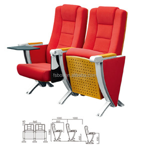 Silla de entrenamiento para sala de conferencias con mesa de escritura, sillas de teatro, silla de cine, asientos de auditorio, muebles modernos - Product Image 4