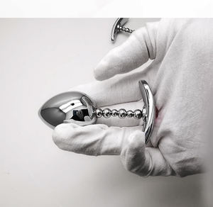 Dongkai Source Factory Pull Beads Metal Anal Plugs Go Out Wear Boat Anchor Base Anal Dilator Adult Sex Toys Anal Plug Sex Toy - Product Image 5
