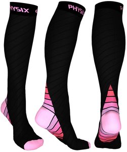 压缩袜20-30毫米汞柱-男女-跑步，护士，胫骨夹板，飞行，旅行 - Product Image 5