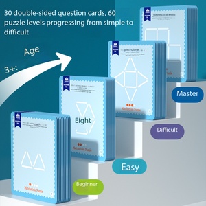 Gioco da Tavolo in Legno <span class=keywords><strong>con</strong></span> Puzzle a Fiammifero, Gioco di Logica per Allenamento Mentale e Sviluppo Intellettuale, Ausilio Didattico - Product Image 3