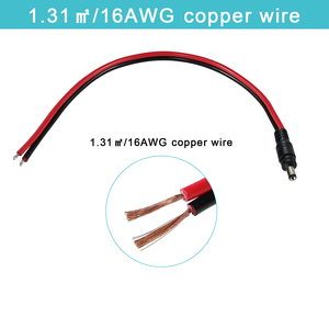 SPT-2 18AWG 16AWG DC-Netz kabel mit abgestreiften verzinnten Enden Kupferdraht für LED-Treiber CCTV-Kameras Elektronik - Product Image 6
