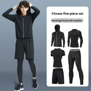 Erkek spor açık ev koşu için Fitness giysileri pantolon, basketbol eğitimi, ter esneklik, çabuk kuruyan uzun pantolon - Product Image 3