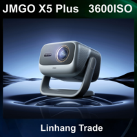 JMGO X5 Plus Proyector Láser DLP Tricolor Súper Brillante 4K, Portátil con Gimbal, Sistema Operativo Bonfire OS 7, 4GB/64GB, 3600ISO, WiFi 6 Integrado
