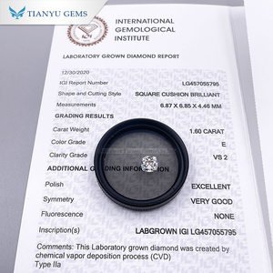 Tianyu Mới Đến Lab Grown Kim Cương Tùy Chỉnh Made Antique Mỏ Cũ Cắt Đệm CVD-1.6CT -E-VS2 Phòng Thí Nghiệm Tạo Ra IGI Giấy Chứng Nhận - Product Image 6