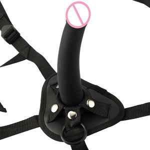 Sangle de pénis super douce pour lesbiennes avec anneau en silicone amovible Strapon gode sex toys pour femmes - Product Image 4