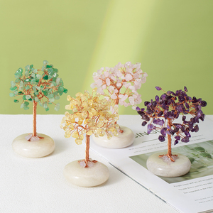 ต้นไม้จักระเจ็ดต้นแห่งชีวิตต้นไม้คริสตัลหินสำหรับพลังงานบวกตกแต่งฮวงจุ้ยต้นไม้เงินแฮนด์เมดคริสตัลรักษาของขวัญ - Product Image 2