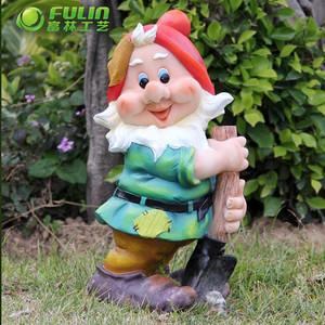 Sculpture de gnome de jardin en résine - Style Art Déco, écologique, imperméable, décoration de jardin intérieure et extérieure avec un design amusant, 15,8 pouces - Product Image 1