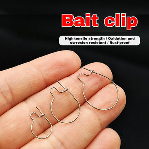 Clips à mouches en acier à haute teneur en carbone, épingles pour appâts vivants, émerillons de pêche à la <span class=keywords><strong>carpe</strong></span>, matériel terminal S M L - Product Image 2