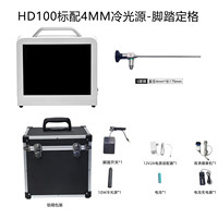 Endoscope portable Xindie HD100 à source de lumière froide 10W, écran IPS 10 pouces, alimentation 12V DC, luminosité réglable, pour usage industriel