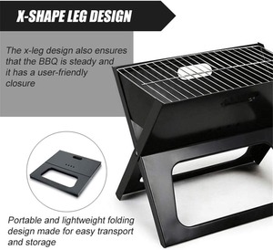 Mesa de banquete de Picnic al aire libre portátil, mesa de barbacoa plegable de 6 pies a 8 pies, Material de hierro, revestimiento en polvo para fiesta en el jardín, feria, Camping - Product Image 3