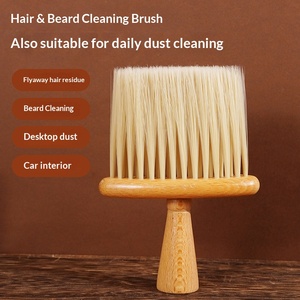 Brosse à barbe en bois <span class=keywords><strong>de</strong></span> hêtre durable <span class=keywords><strong>de</strong></span> haute <span class=keywords><strong>qualité</strong></span> avec poils doux, idéale pour l'entretien quotidien <span class=keywords><strong>de</strong></span> la barbe masculine - Product Image 1