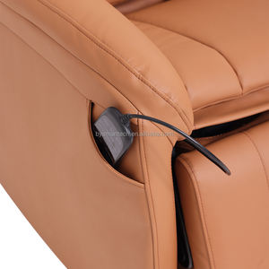 2025 Bester Günstiger Wohnzimmer-Massagesessel L-förmiges Sofa Modernes Neues Design Massagesofa mit Musikplayer+Massage-Schaukelfunktion - Product Image 5