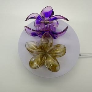 Barrette à cheveux en forme de fleur de <span class=keywords><strong>style</strong></span> <span class=keywords><strong>vintage</strong></span> et épingle à cheveux en forme de requin, accessoire de <span class=keywords><strong>coiffure</strong></span> en plastique pour chignon latéral - Product Image 4