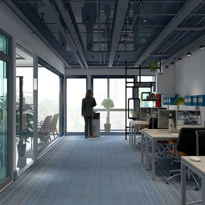 Dalles de moquette modernes 50x50cm pour bureau, à dos PVC, amorties, à boucles tuftées, écologiques, antidérapantes, pour usage commercial - Product Image 1