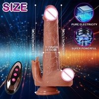 Gode réaliste se sent comme la peau matériau sûr pour le corps G Stimulateur de point avec forte ventouse Sex Toys pour femmes adultes