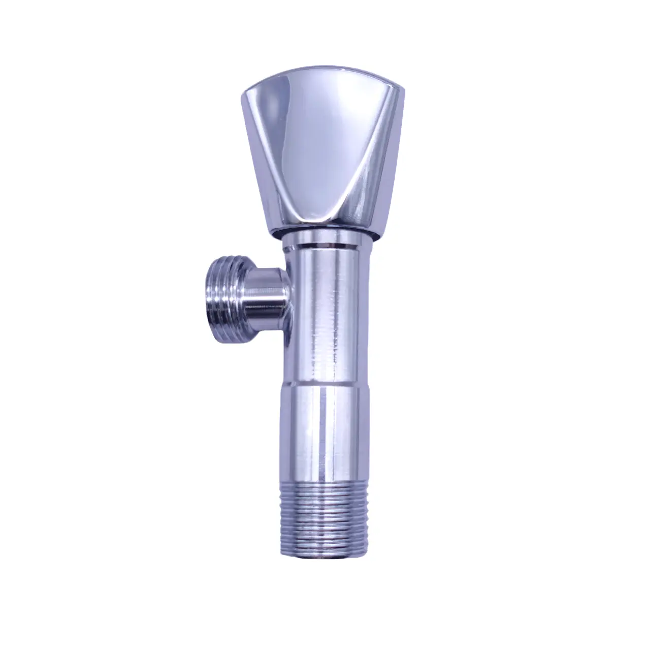 1/2 Inch 201 304 stainless steel angle valve chrome plated brass plastic handle angle valve